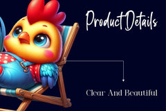 Cute Rooster Clipart Bundle - CraftNest - Digital Crafting and Art