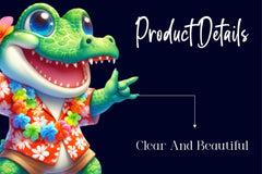 Hawaiian Dancing Animals Clipart Bundle - CraftNest - Digital Crafting and Art