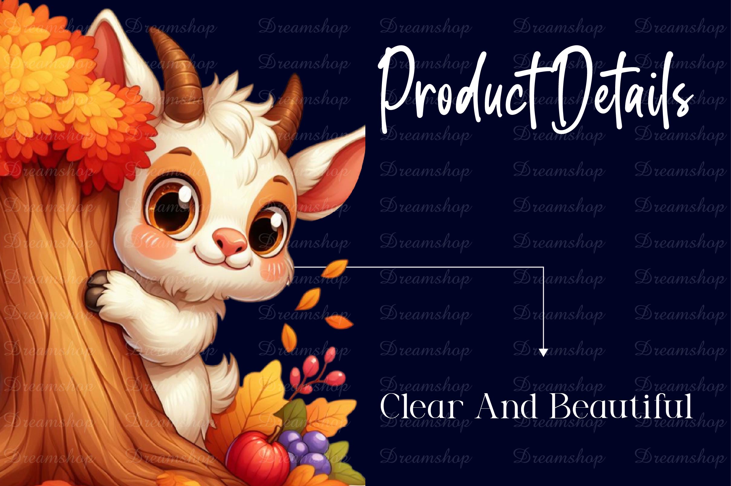 Fall Goat Clipart Bundle - CraftNest - Digital Crafting and Art