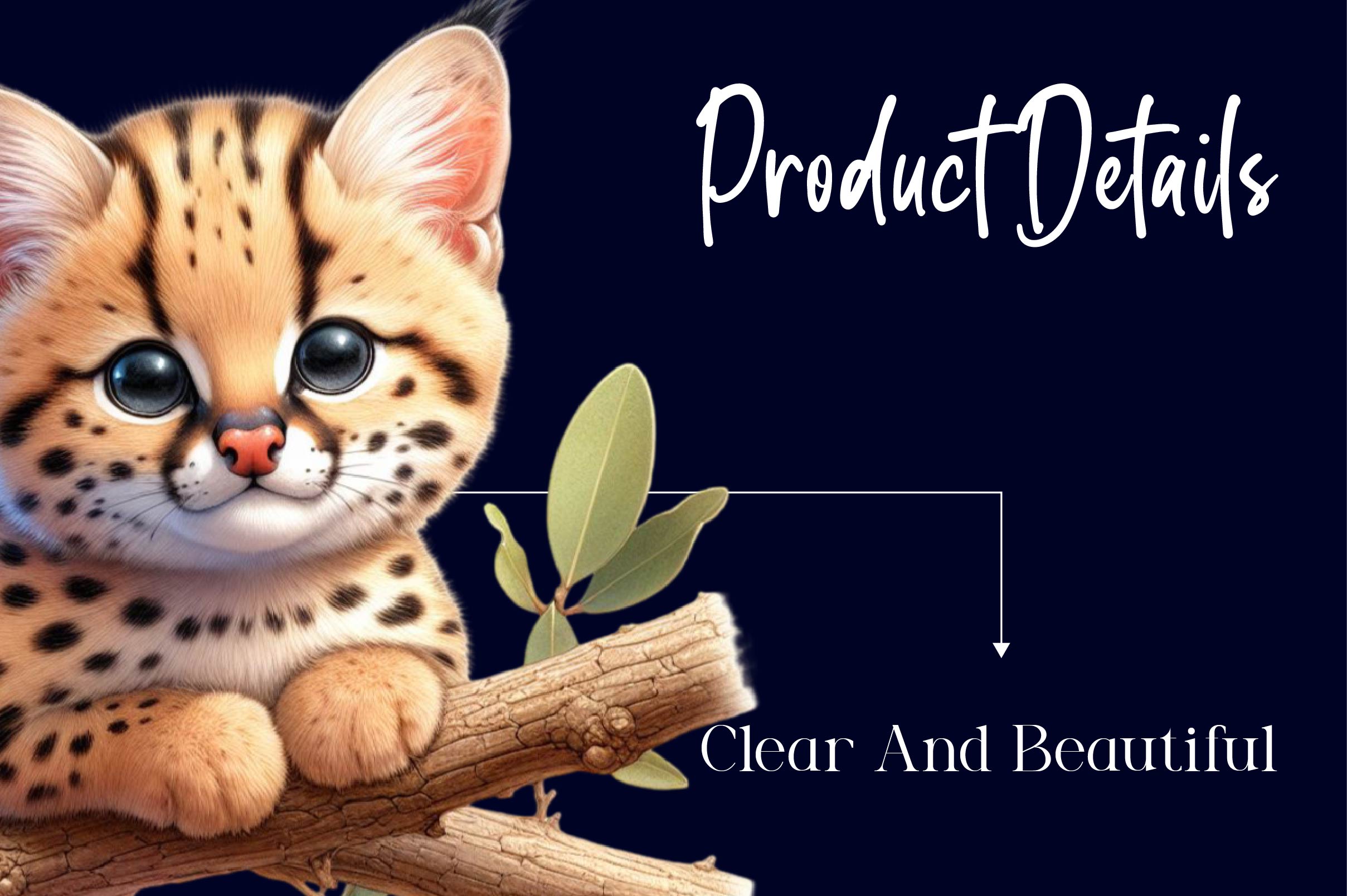 Cute Serval Clipart Bundle - CraftNest - Digital Crafting and Art