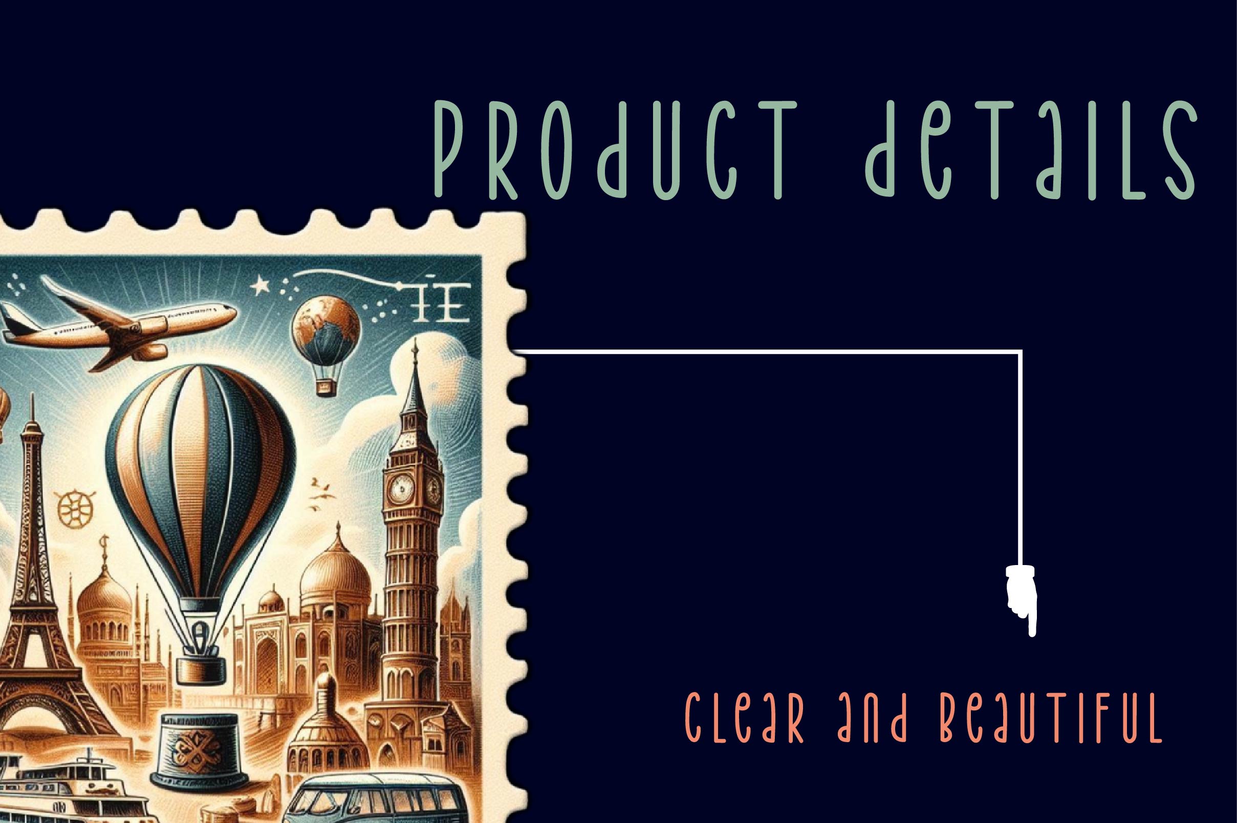 Travel Postage Stamp Clipart Bundle - CraftNest - Digital Crafting and Art