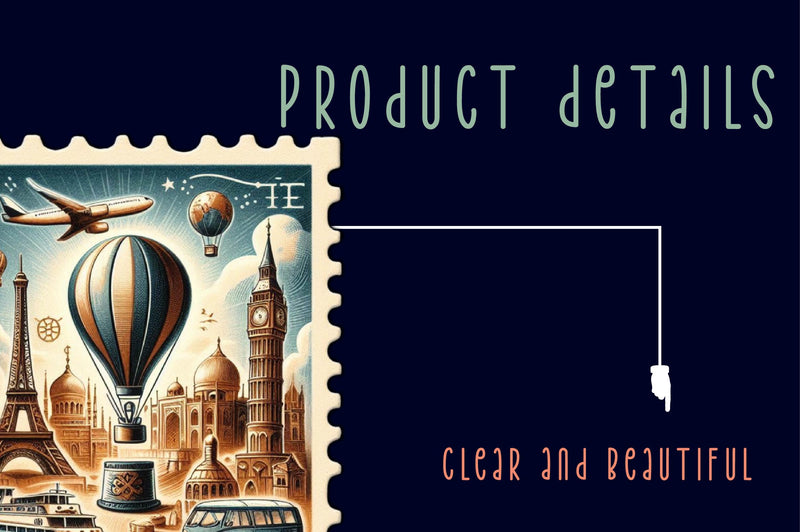 Travel Postage Stamp Clipart Bundle - CraftNest - Digital Crafting and Art