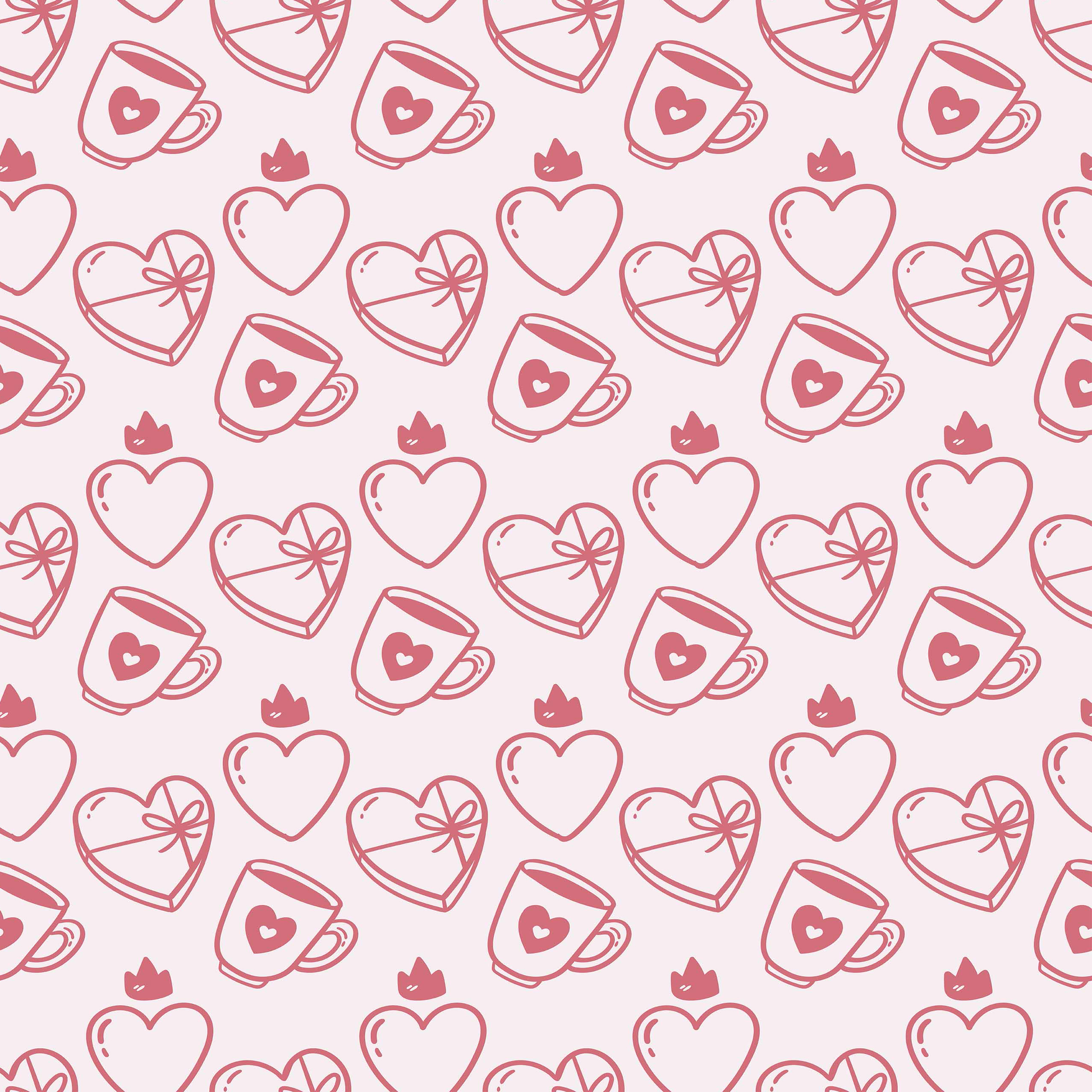 Valentine Sublimation Digital Paper - CraftNest - Digital Crafting and Art