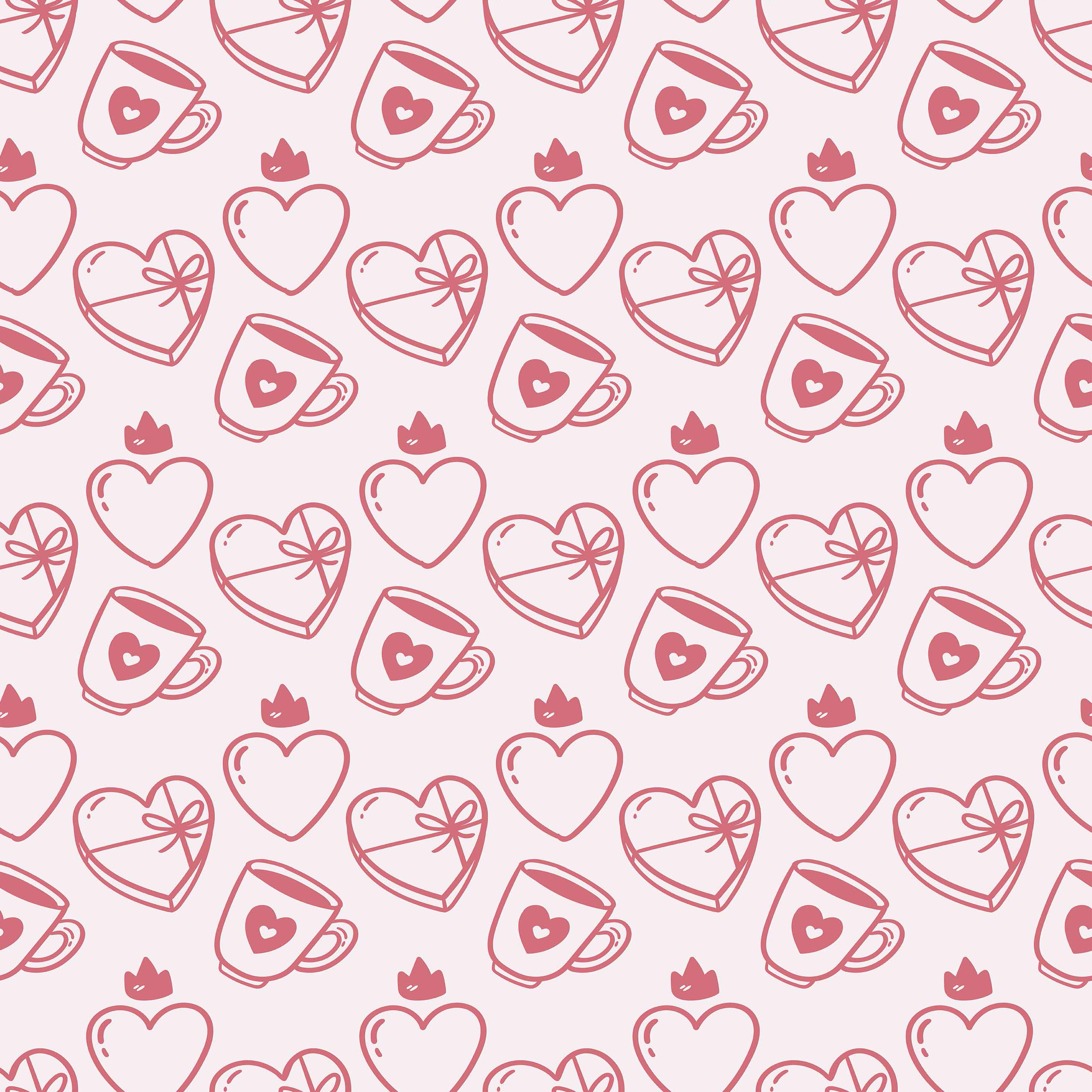 Valentine Sublimation Digital Paper - CraftNest - Digital Crafting and Art