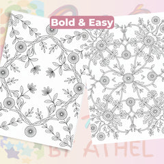 Nature Patterns Coloring Book Bundle - CraftNest - Digital Crafting and Art