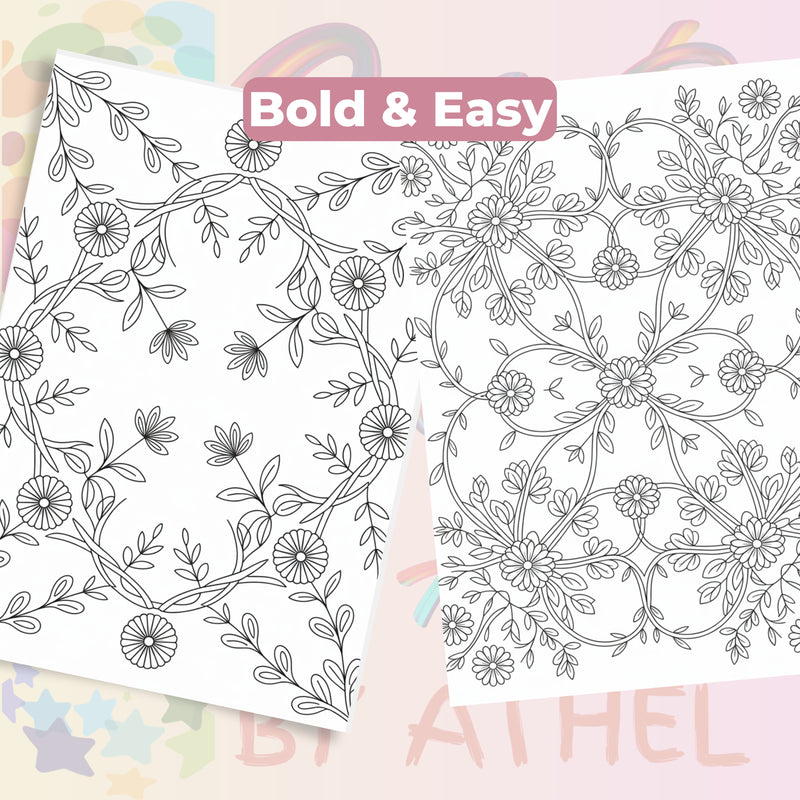 Nature Patterns Coloring Book Bundle - CraftNest - Digital Crafting and Art