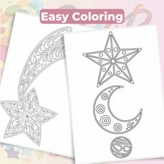 Zentangle & Monochrome Celestial Coloring Books Bundle - CraftNest - Digital Crafting and Art