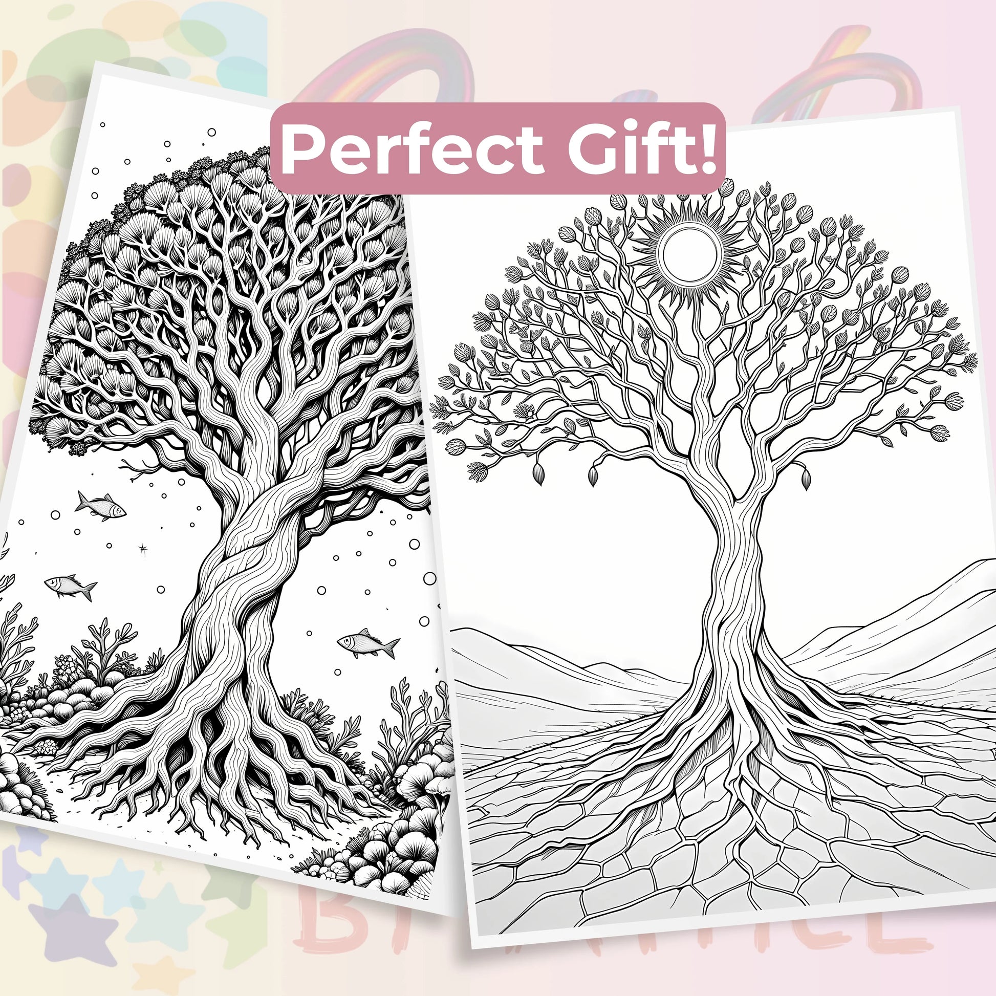 Tree of Life Coloring Book Bundle - CraftNest - Digital Crafting and Art