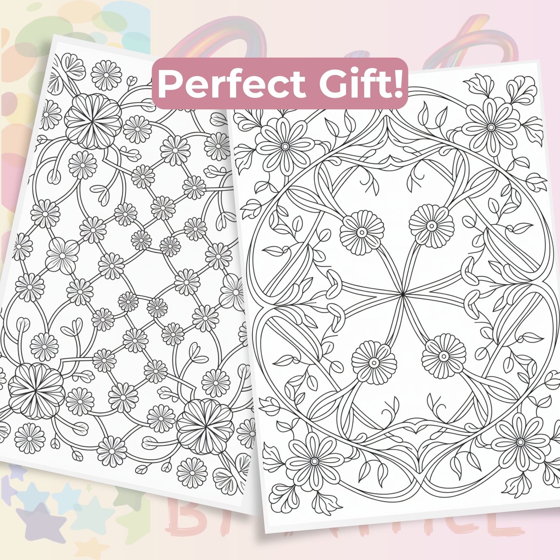 Nature Patterns Coloring Book Bundle - CraftNest - Digital Crafting and Art