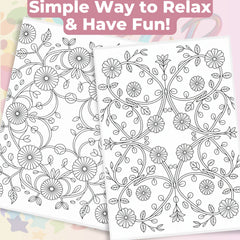 Nature Patterns Coloring Book Bundle - CraftNest - Digital Crafting and Art