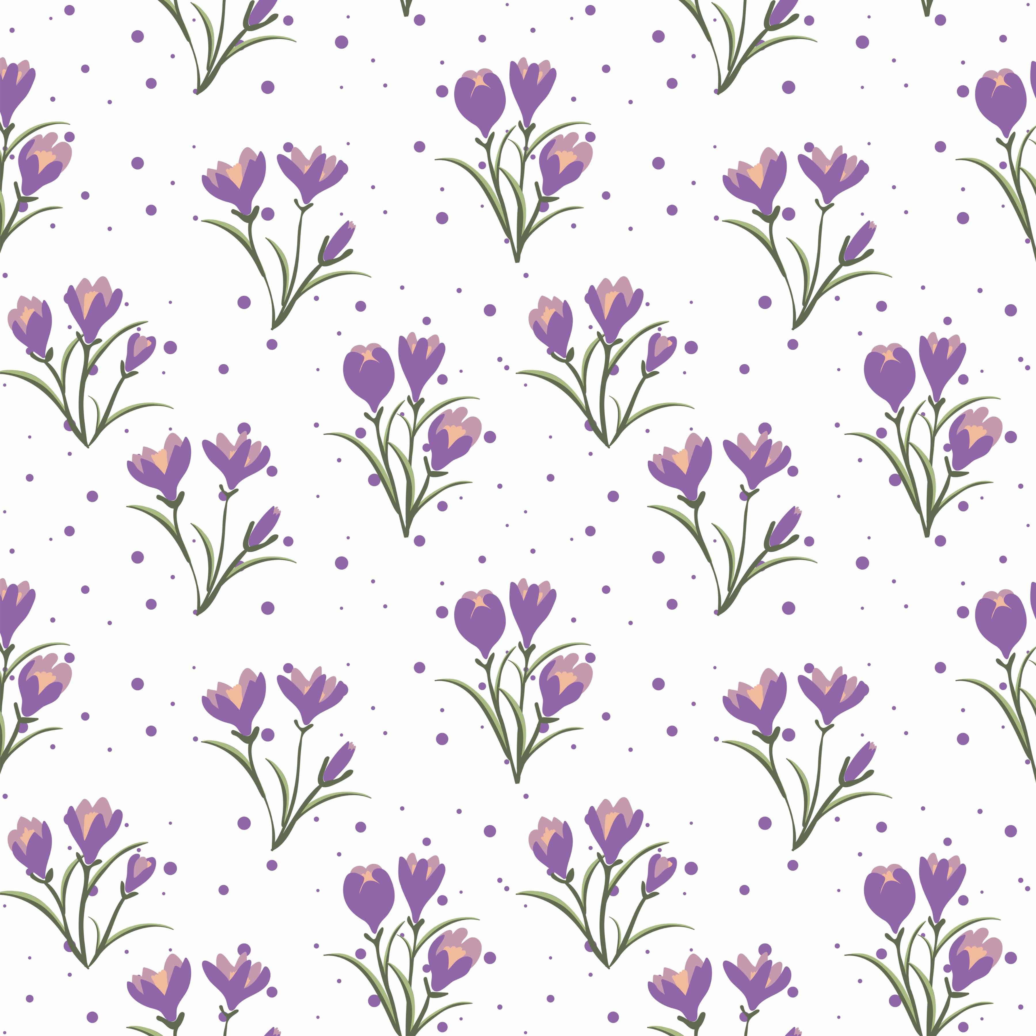 Lavender Seamless Digital Paper - CraftNest - Digital Crafting and Art