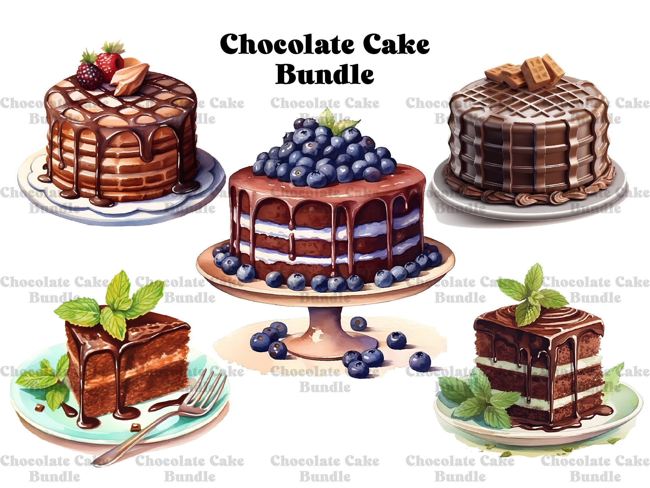 Chocolate Cake Clipart - CraftNest