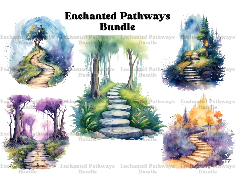 Enchanted Pathways Clipart - CraftNest