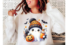 Cute Ghost Cute Halloween Clipart Bundle 9 - CraftNest - Digital Crafting and Art