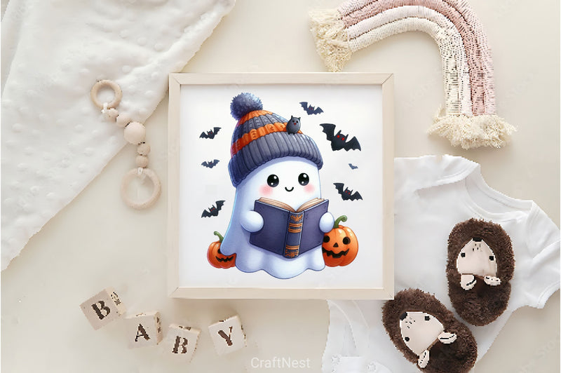 Funny Halloween Ghost Clipart Bundle 2 - CraftNest - Digital Crafting and Art