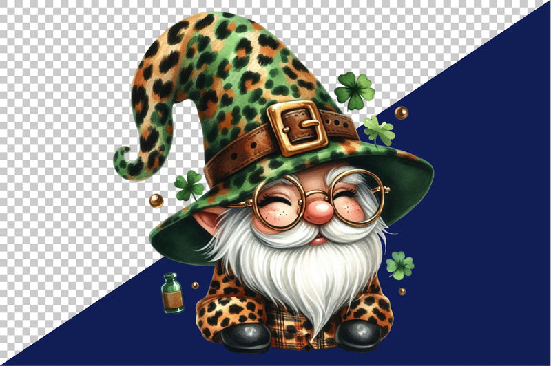 St Patrick's Gnome Clipart Bundle 1 - CraftNest - Digital Crafting and Art