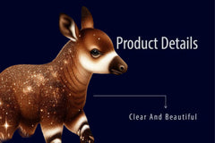 Glitter Okapi Clipart Bundle - CraftNest - Digital Crafting and Art