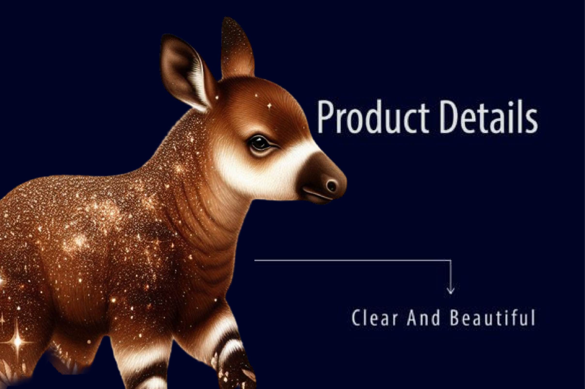 Glitter Okapi Clipart Bundle - CraftNest - Digital Crafting and Art