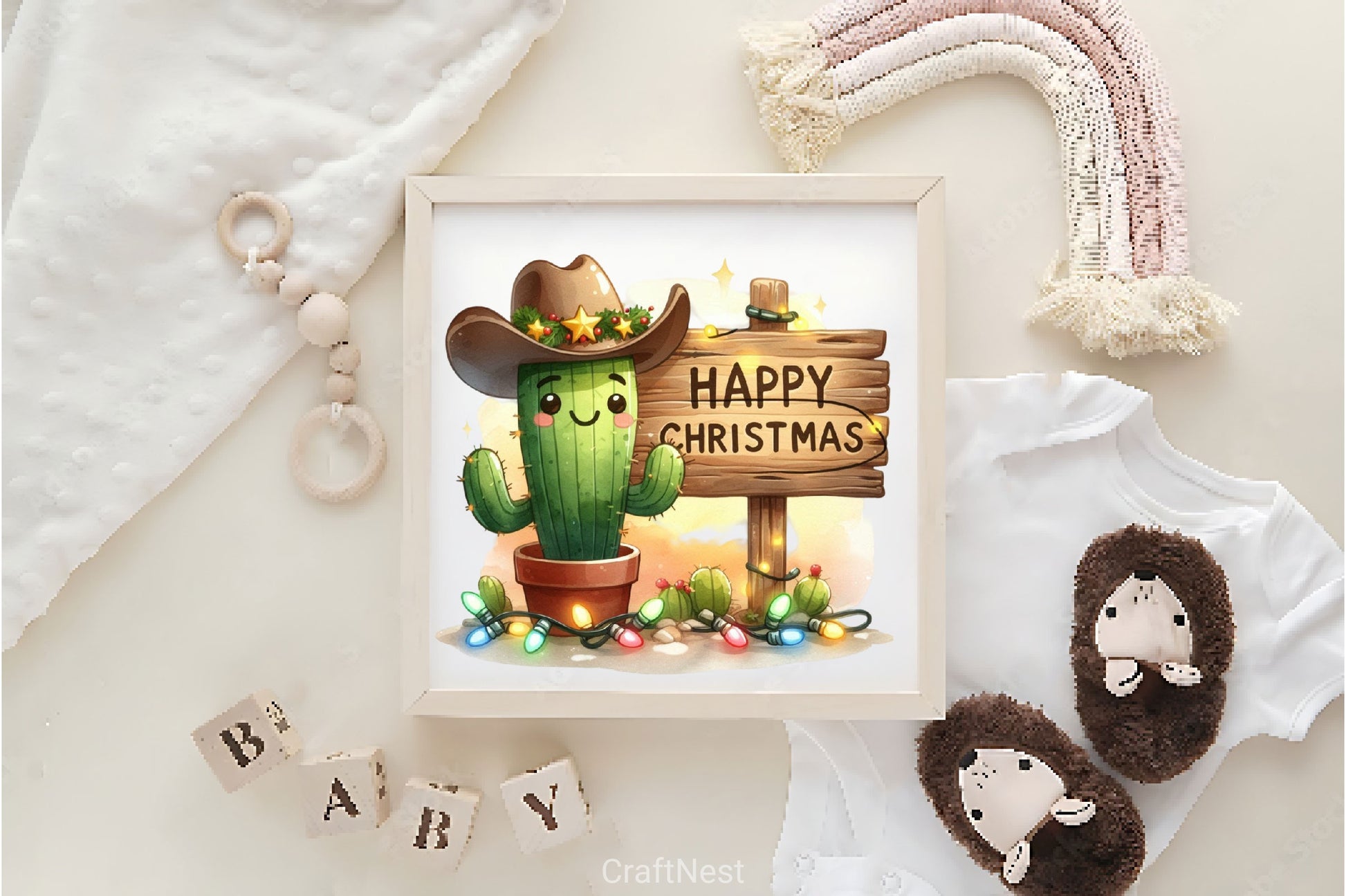 Western Christmas Clipart Bundle 3 - CraftNest - Digital Crafting and Art