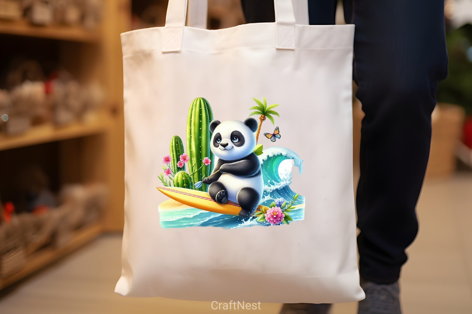 Cute Animals Surfing Clipart Bundle - CraftNest - Digital Crafting and Art