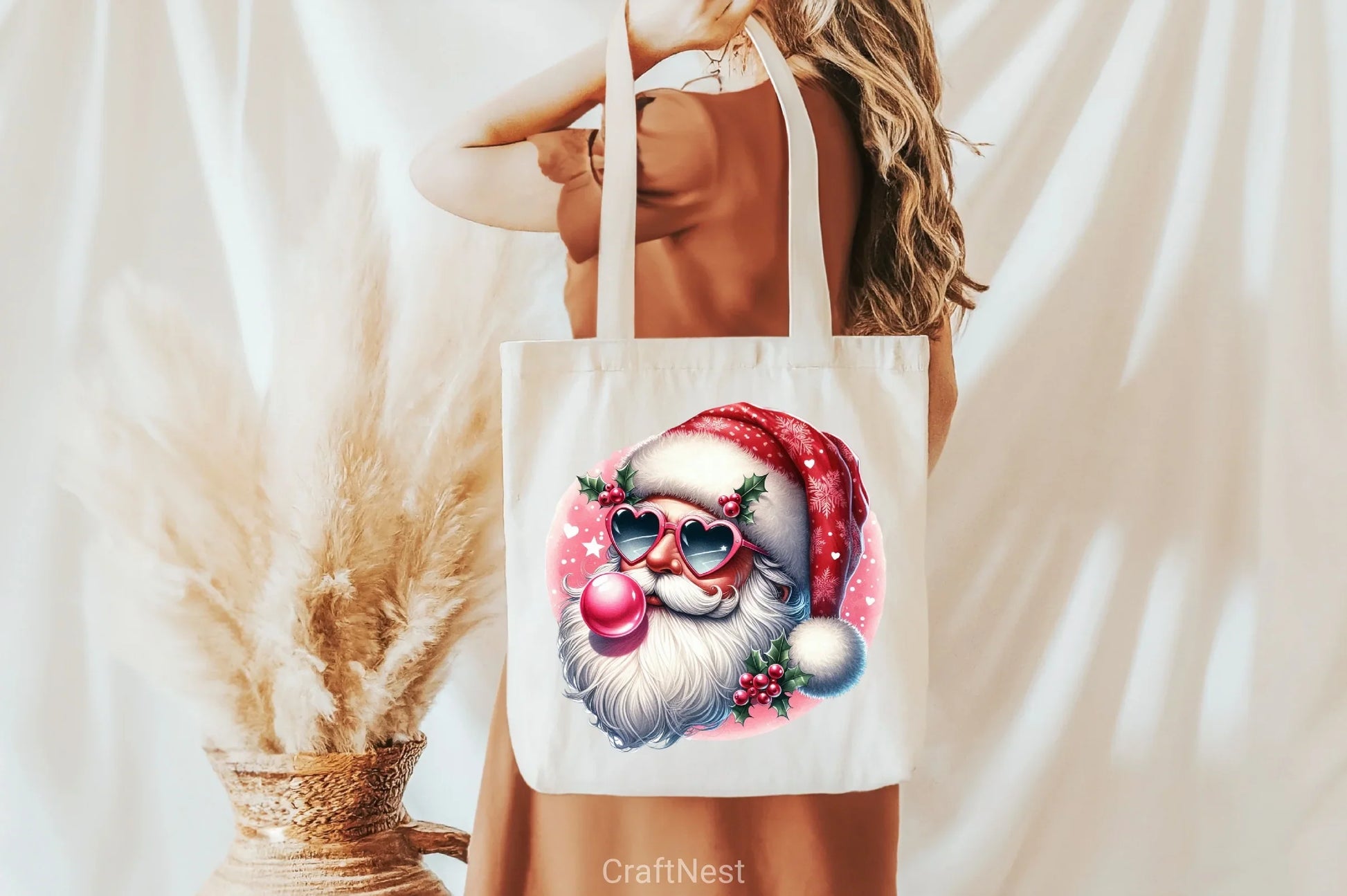Retro Santa Bubble Clipart Bundle - CraftNest - Digital Crafting and Art