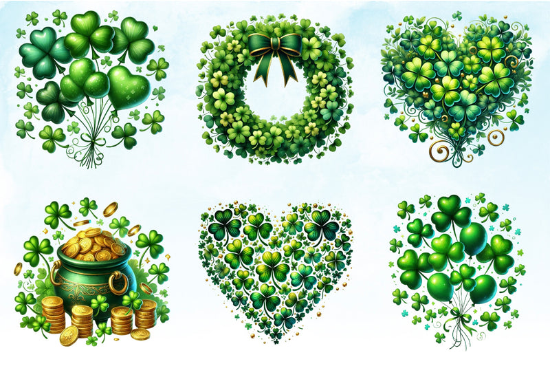 St Patrick's Day Clipart Bundle 13 - CraftNest - Digital Crafting and Art