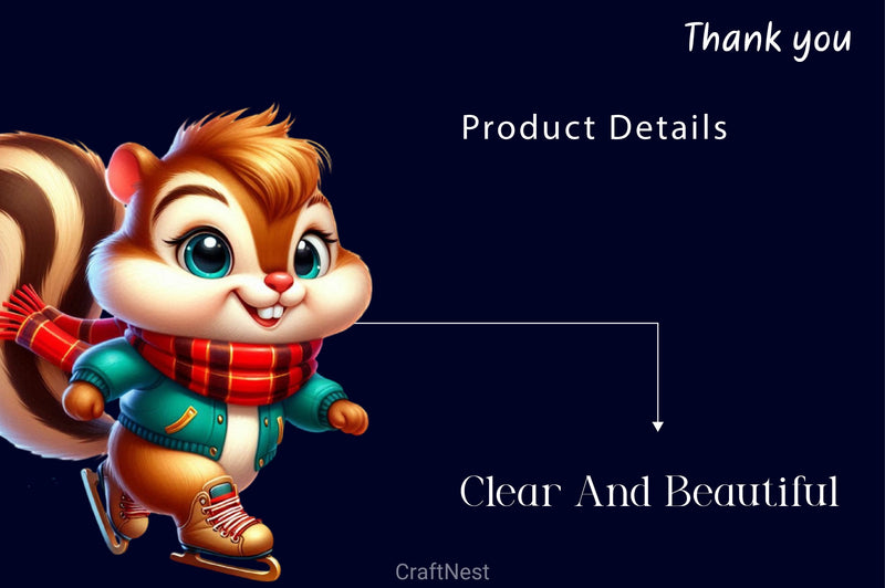 Baby Animals Skating Clipart Bundle 2 - CraftNest - Digital Crafting and Art