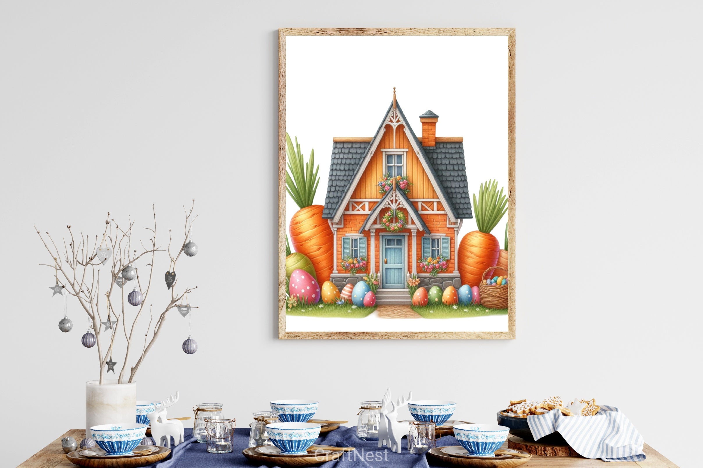 Carrot House Clipart Bundle 1 - CraftNest - Digital Crafting and Art