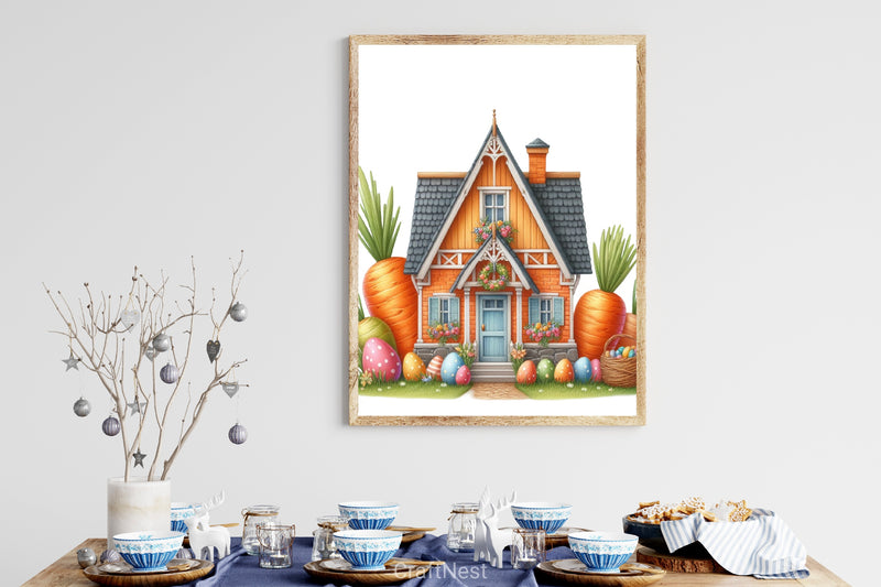 Carrot House Clipart Bundle 1 - CraftNest - Digital Crafting and Art
