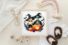Halloween Couple Skeleton Clipart Bundle - CraftNest - Digital Crafting and Art