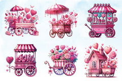 Valentine Candy Shop Clipart Bundle - CraftNest - Digital Crafting and Art
