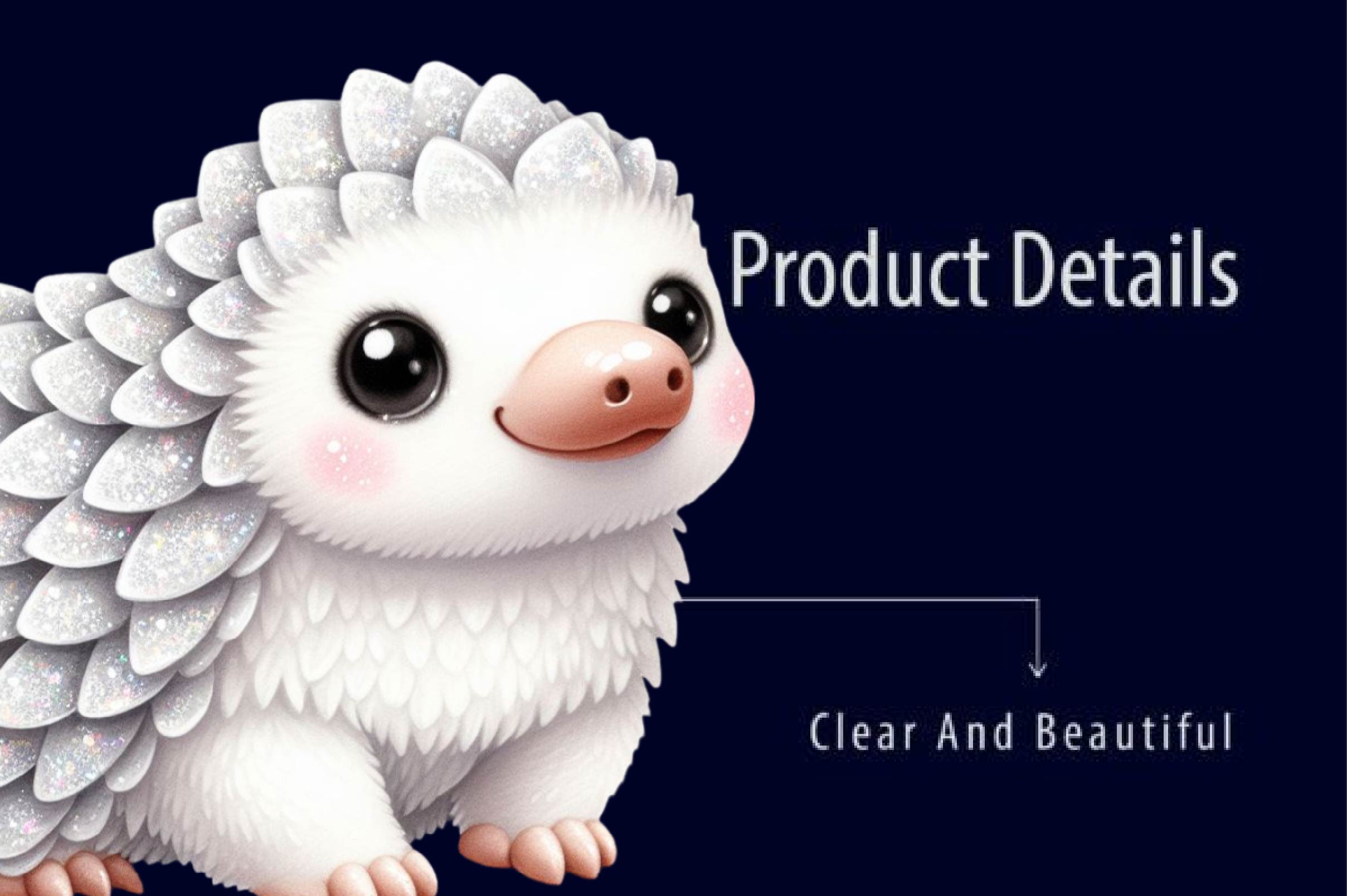 Glitter Pangolin Clipart Bundle - CraftNest - Digital Crafting and Art