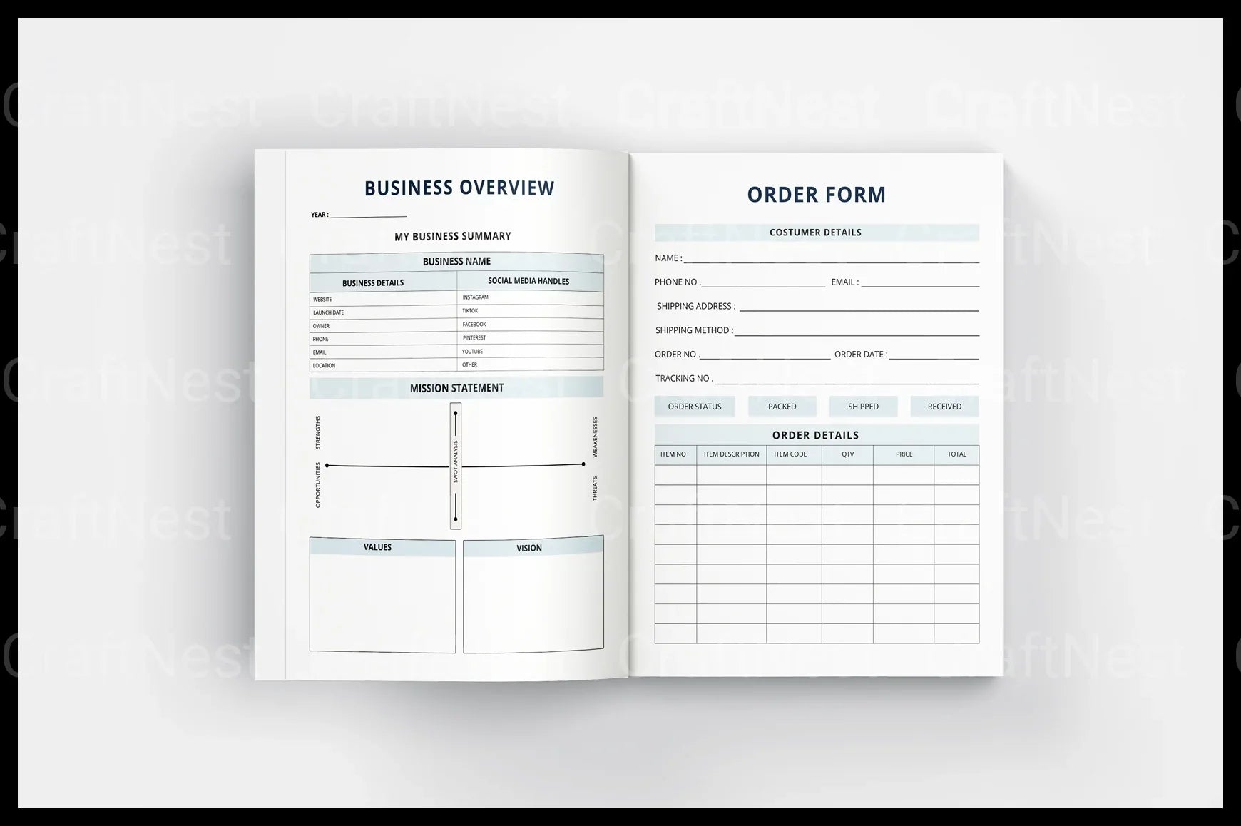 Business Finance Bookkeeping Guide - CraftNest - Digital Crafting and Art