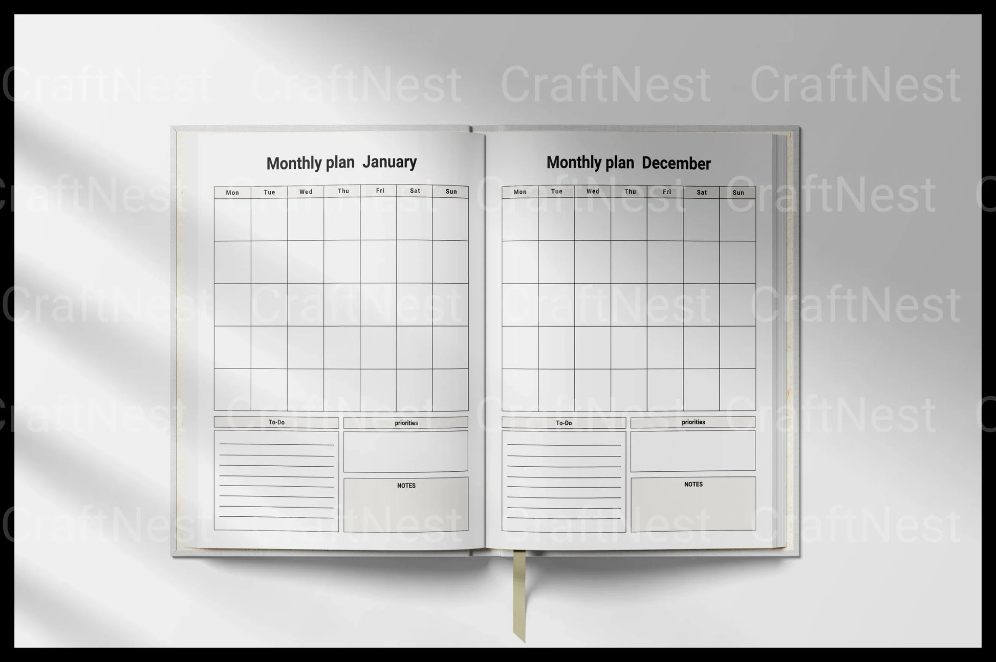 ADHD Planner for Adults - CraftNest - Digital Crafting and Art