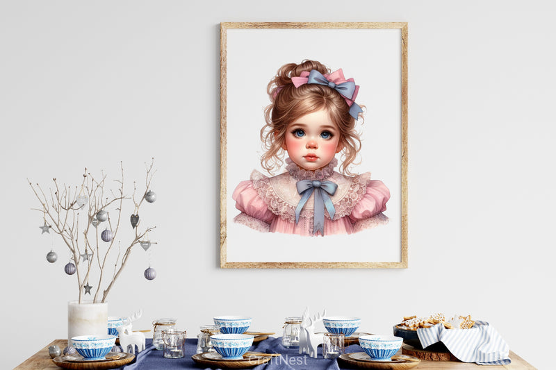 Victorian Kids Clipart Bundle - CraftNest - Digital Crafting and Art