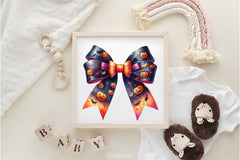 Halloween Bow Ribbon Clipart Bundle 2 - CraftNest - Digital Crafting and Art