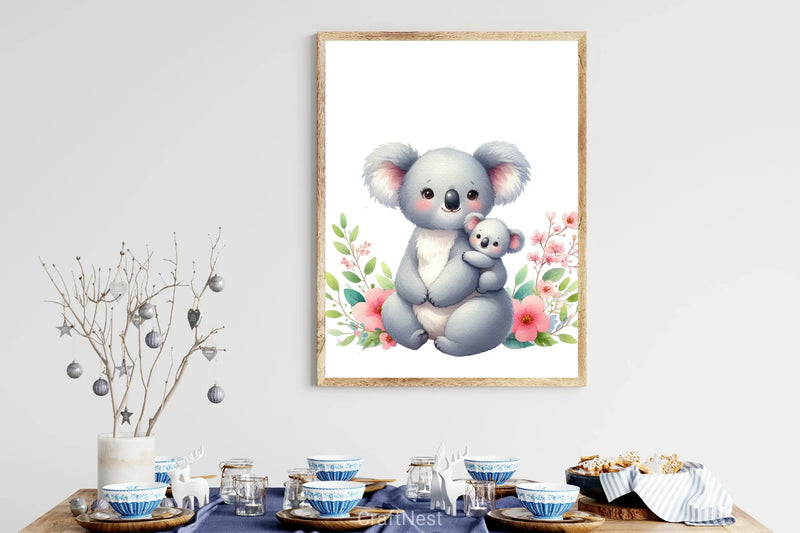 Mother's Day Koala Clipart Bundle - CraftNest - Digital Crafting and Art