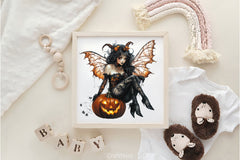 Halloween Fairy Gothic Fairy Clipart Bundle - CraftNest - Digital Crafting and Art