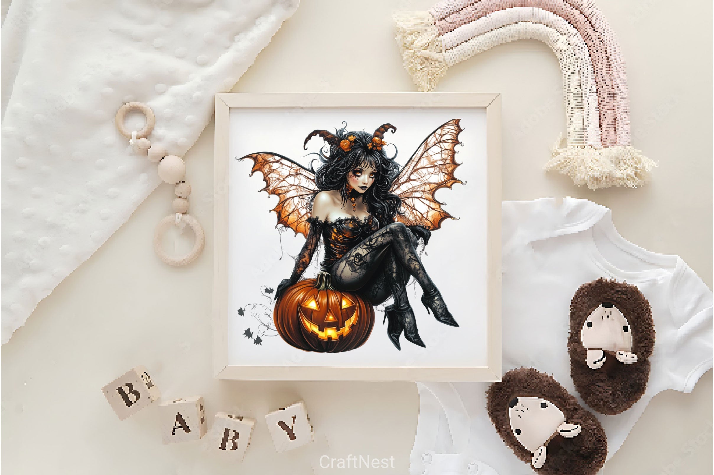 Halloween Fairy Gothic Fairy Clipart Bundle - CraftNest - Digital Crafting and Art