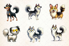 Funny Dog Cute Dog Clipart Bundle - CraftNest - Digital Crafting and Art
