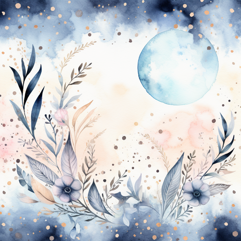 Moon Boho Seamless Digital Paper - CraftNest - Digital Crafting and Art