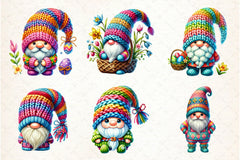 Easter Knitted Gnome Clipart Bundle - CraftNest - Digital Crafting and Art