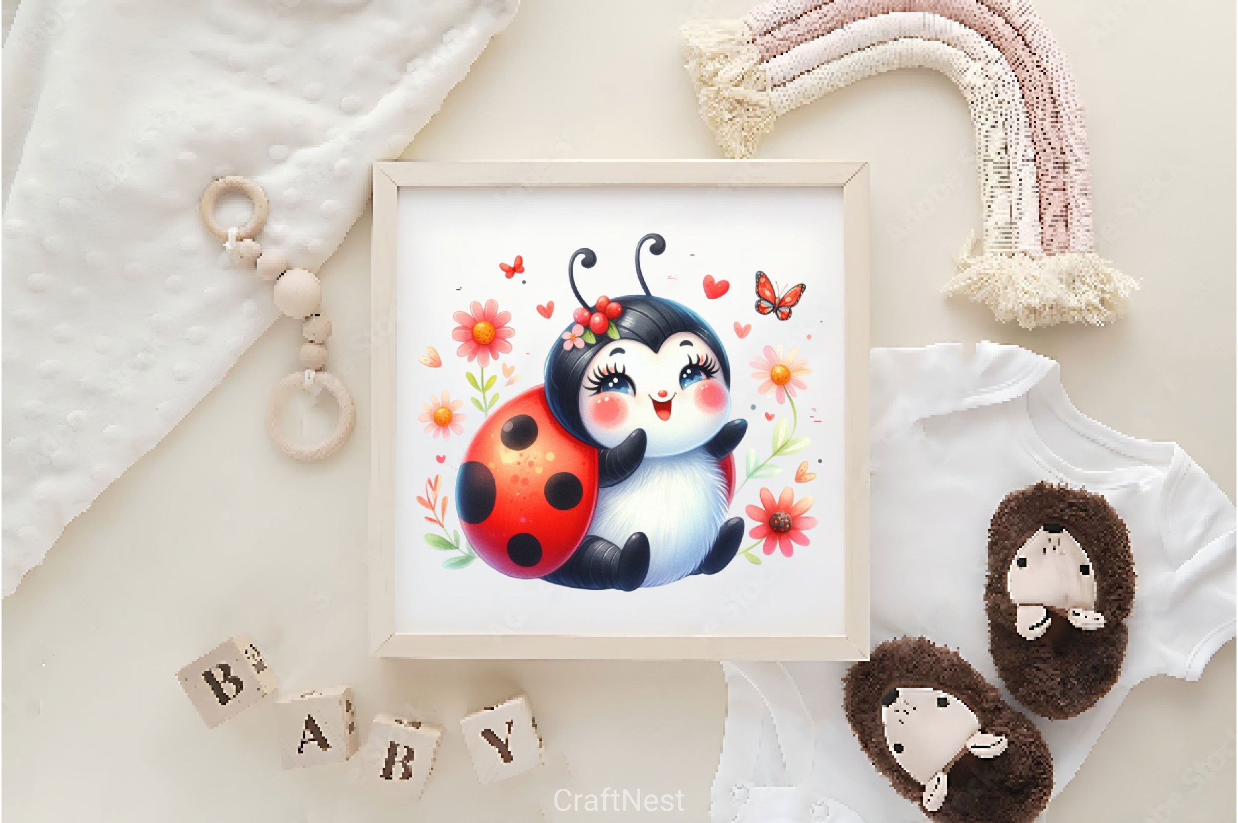 Funny Ladybug Clipart Bundle 6 - CraftNest - Digital Crafting and Art