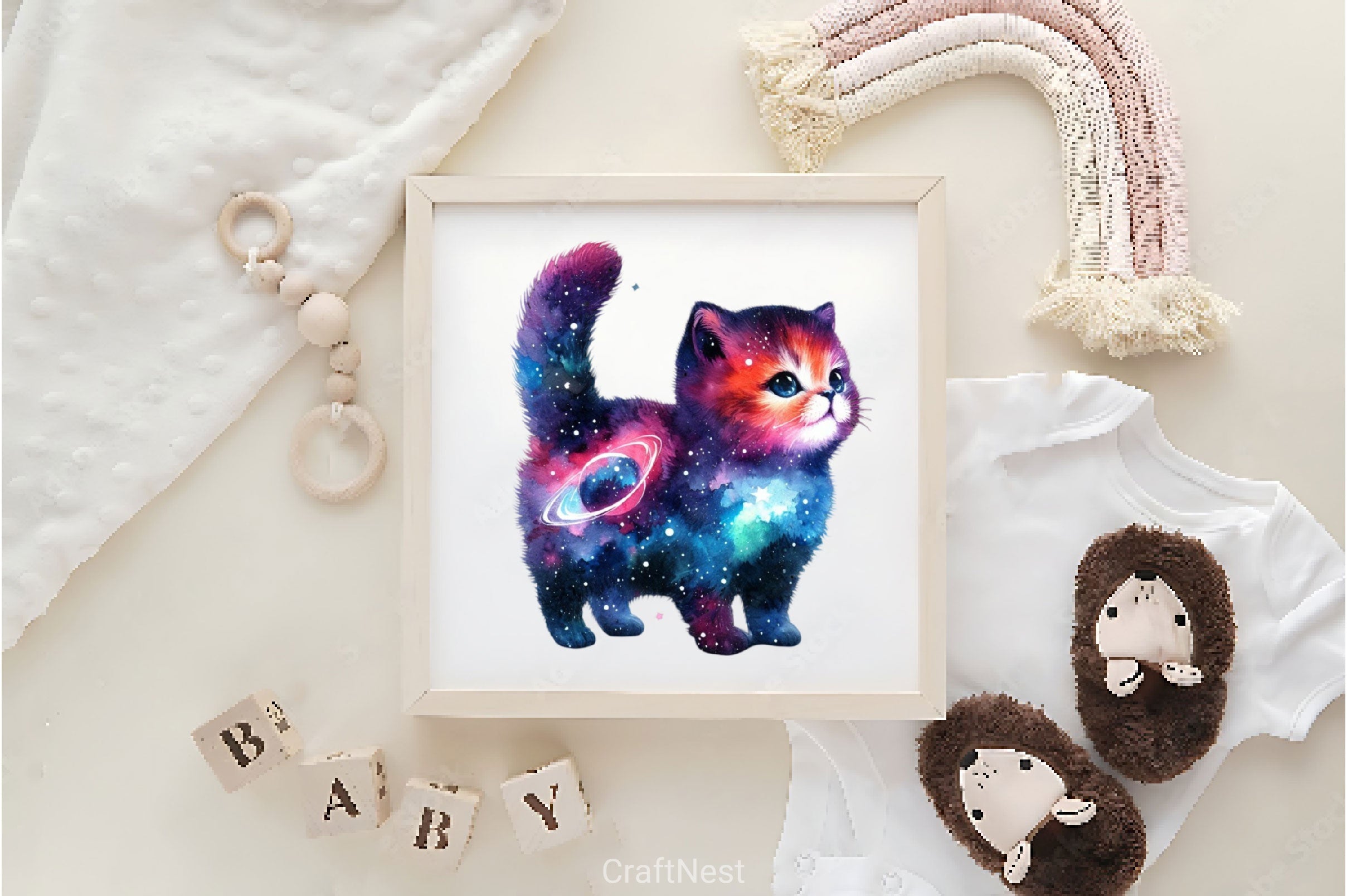 Starry Galaxy Animals Clipart Bundle - CraftNest - Digital Crafting and Art