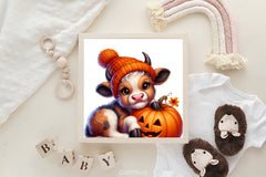 Baby Cow Halloween Clipart Bundle - CraftNest - Digital Crafting and Art