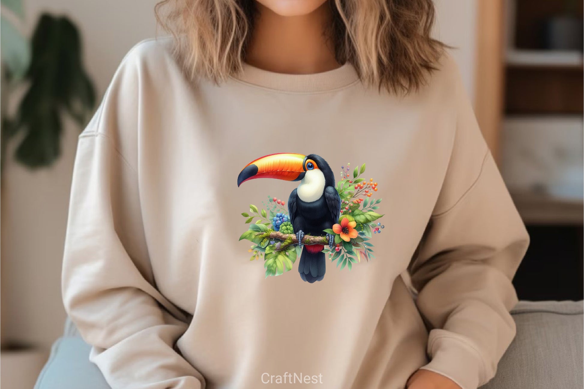 Toucan Rainforest Clipart Bundle - CraftNest - Digital Crafting and Art