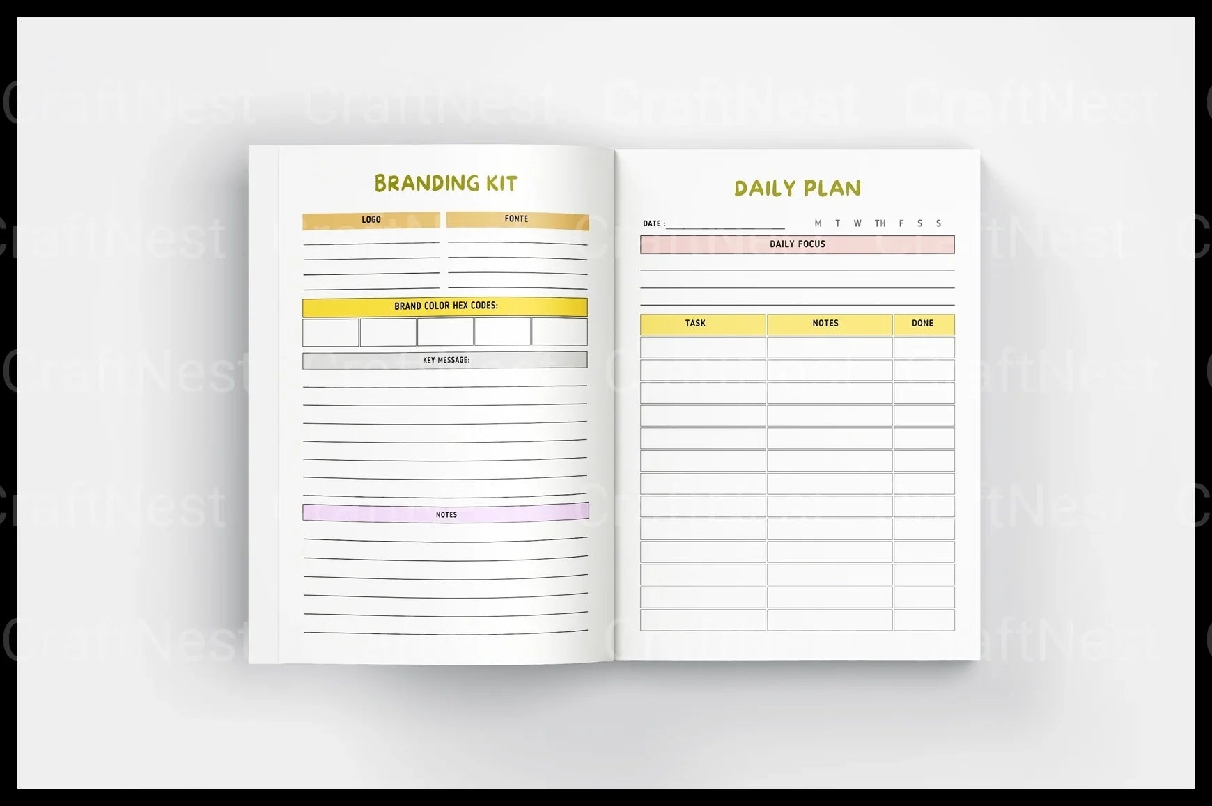Craft Startup Planning Workbook for Entrepreneurs - CraftNest - Digital Crafting and Art
