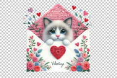 Cute Animals In Crochet Envelopes Clipart Bundle - CraftNest - Digital Crafting and Art