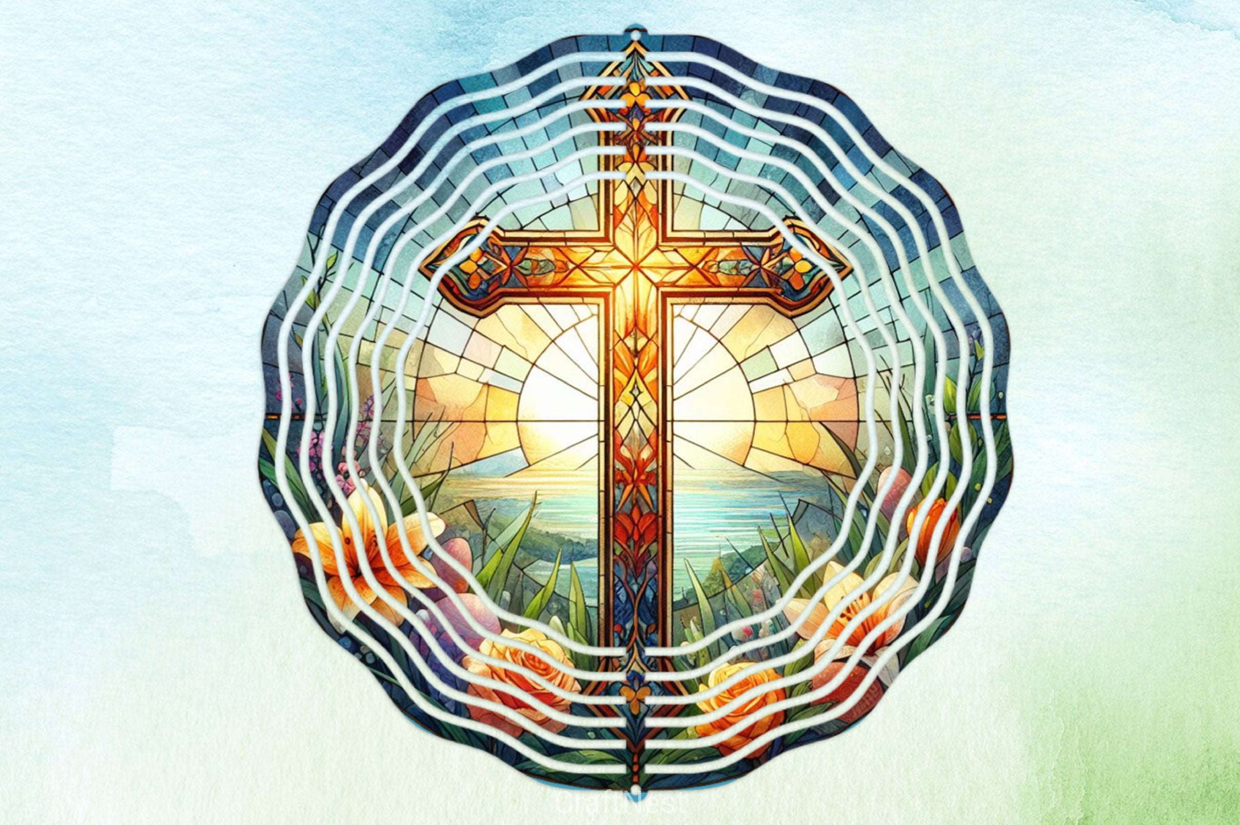 Stained Glass Christian Cross Clipart Bundle - CraftNest - Digital Crafting and Art