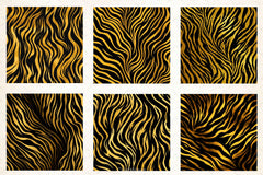 Tiger Glitter Ink Textures - CraftNest - Digital Crafting and Art